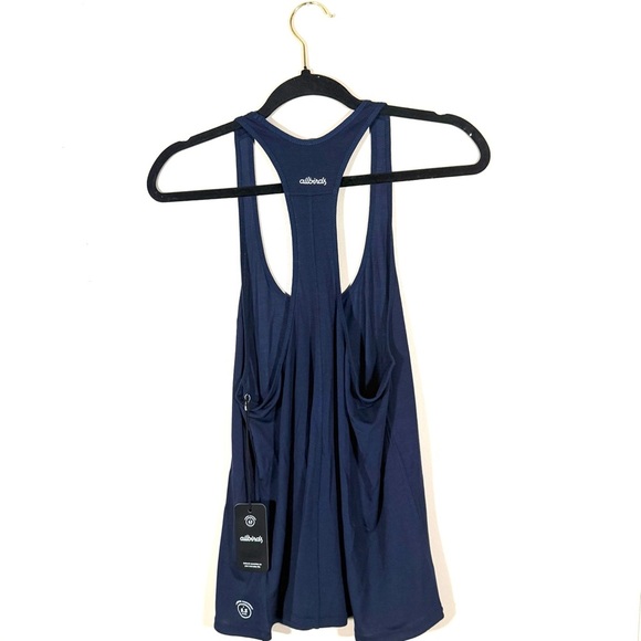 allbirds natural flow athletic tank top blue size small - Picture 4 of 10